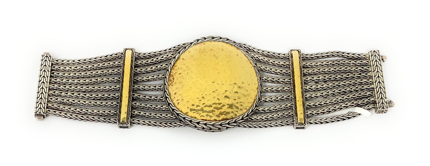 John Hardy 925 & 22k Palu Collection Braded Weave