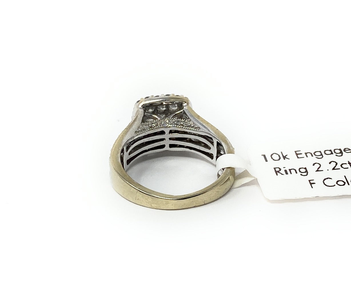 10k Engagement Ring 2.2ctw I2 F Color