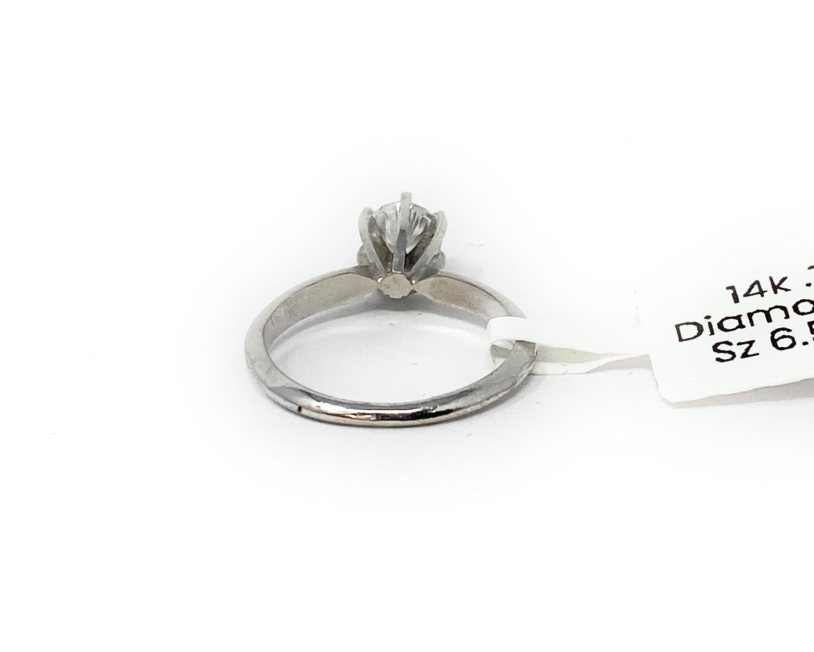 14k .7tcw Diamond Ring Size 6.5 | 2.6g