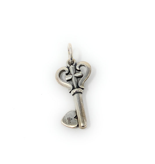 James Avery Retired Key of Faith Pendant