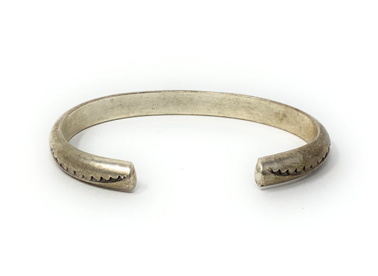 Native American Inspired "Sterling Tahe" Sterling Silver Cuff Bracelet 23.6g