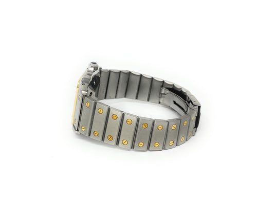 Cartier Santos AC23.80 S. Steel & 18k Santos Galbee 29mm Watch