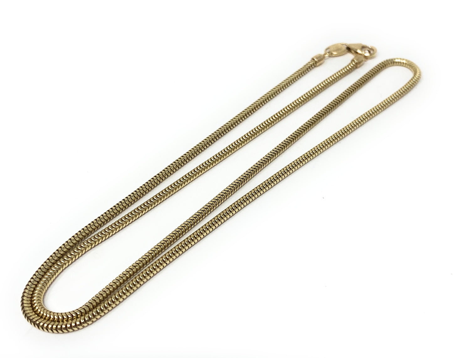 14k Snake 18" Necklace 7.8g