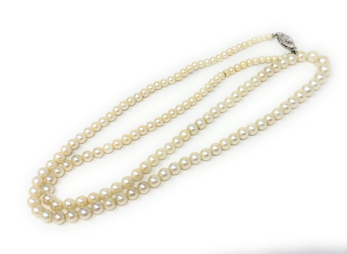 Pearls Calibrated Pearl Necklace 24in 19.1g