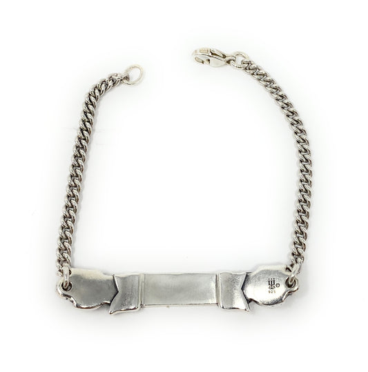 James Avery Retired Sterling Silver Baby Angel ID Bracelet Wrist Size 5.5in