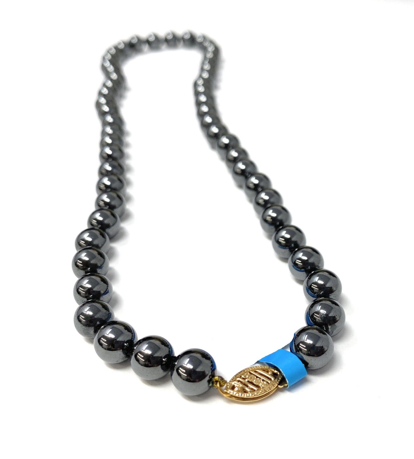 14k Hematite Bead Necklace
