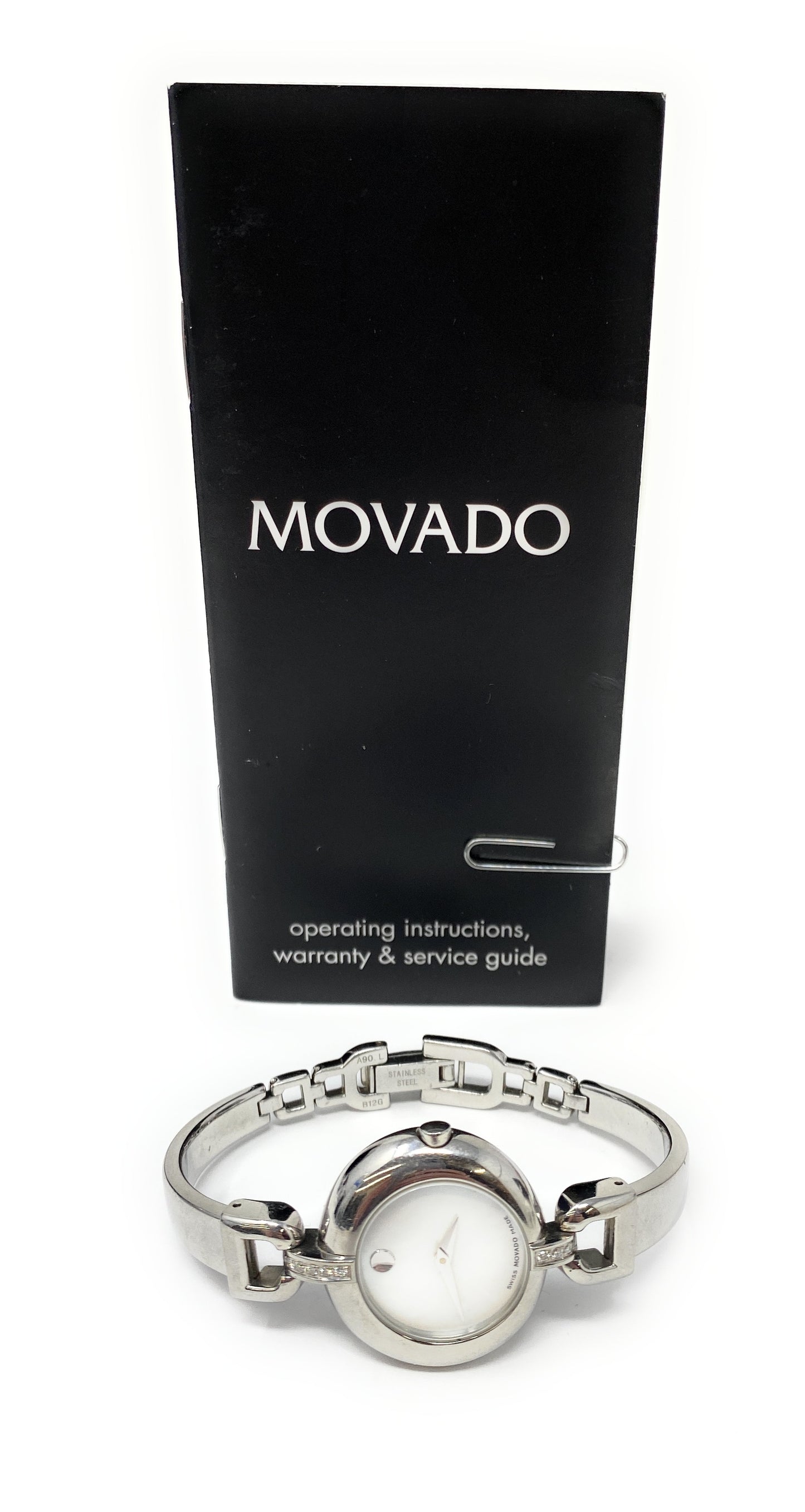 Movado Silver Tone Ladies Wristwatch