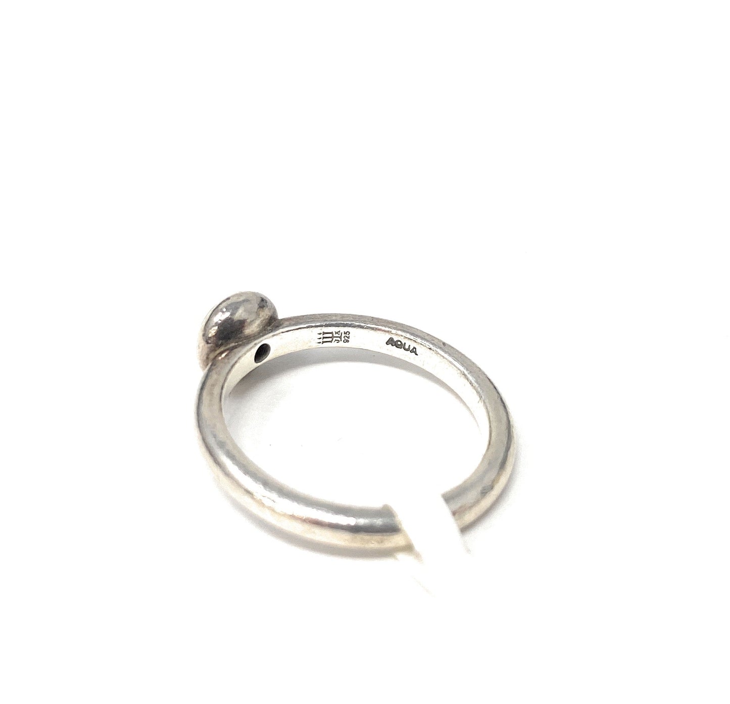 James Avery 925 December Birthstone Blue Zircon Ring