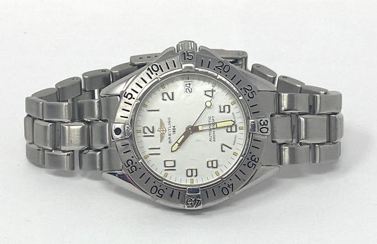Breitling Colt A17035 Automatic 38mm S. Steel Men's Wristwatch Max Size 7