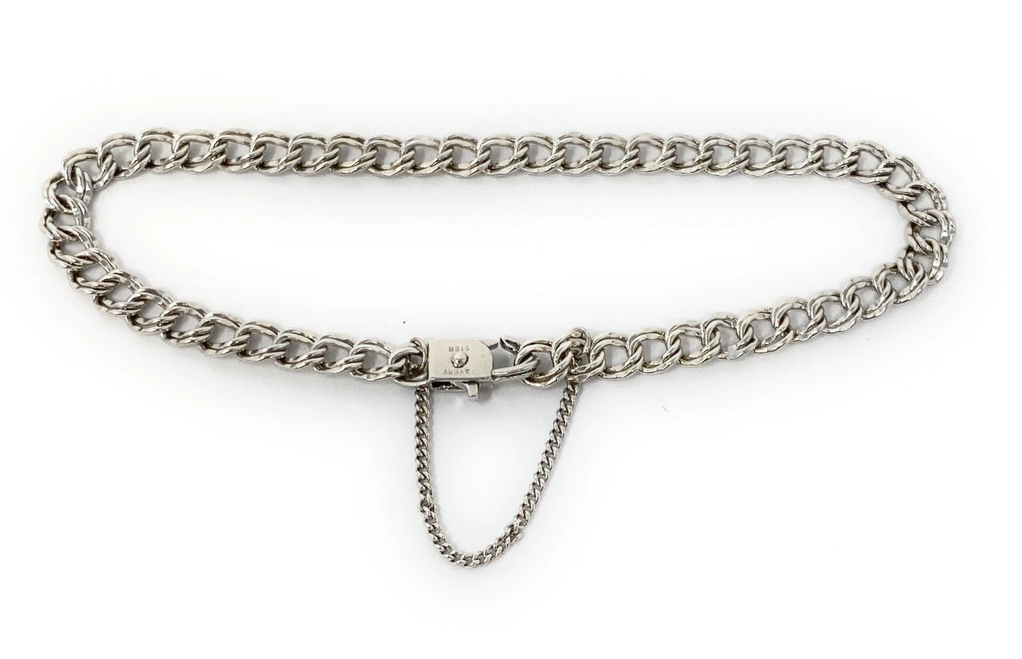 James Avery 925 Sterling Silver Small Double Curb Chain Bracelet
