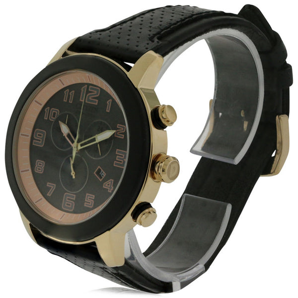 Citizen DRIVE BRT 3.0 Chronograph Black Leather New Men's Watch AT2233-05E