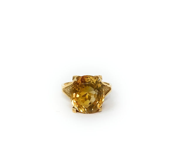 18k Orange Citrine Size 6