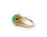 14k Jade Ring Size 8