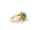 14k Jade Ring Size 8