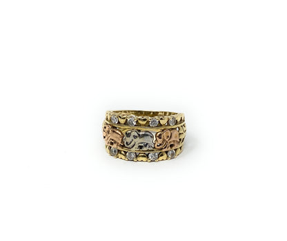 14k Lucky Elephant Ring