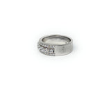 10k White Gold Ring With Diamonds Size 10
