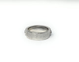 10k White Gold Ring With Diamonds Size 10