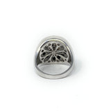14k Multi-Stone White Gold Ring