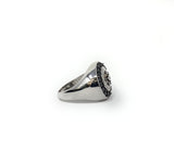 14k Multi-Stone White Gold Ring