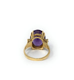 14k Amethyst Ring Size 6 - 6.5