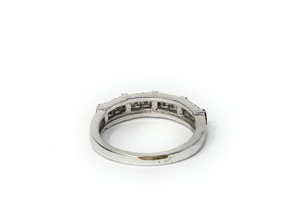 14k Escalating Sapphire & Diamond Ring Size 7