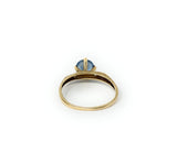 14k Blue Topaz Ring Size 6.5