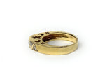 14k Celestial Ring with Diamonds Size 9