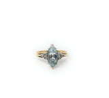 14k Aquamarine Ring Size 6
