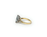 14k Aquamarine Ring Size 6