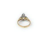 14k Aquamarine Ring Size 6