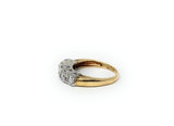 14k Two Toned Ring Size 5
