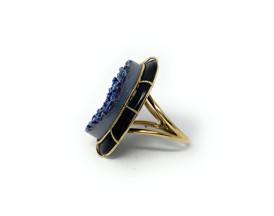 14k Multi-Color Ring Size 6