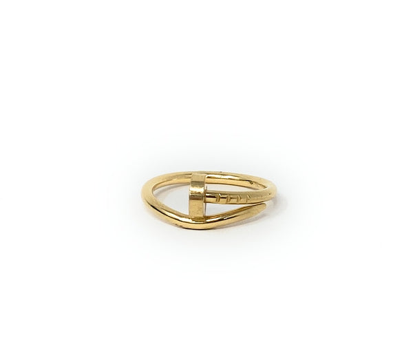 18k Nail Ring Size 5.5 - 6