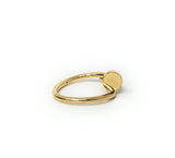 18k Nail Ring Size 5.5 - 6