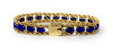 14K Blue Lapiz Bracelet 19g