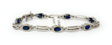 14k Sapphire Bracelet 10.8g