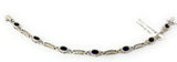 14k Sapphire Bracelet 10.8g