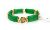 14k Jade Bracelet 20.5g