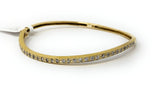 18k Diamond Bangle 14.3g