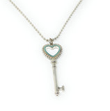 Tiffany & Co. 925 Tiffany Blue Enamel & Necklace