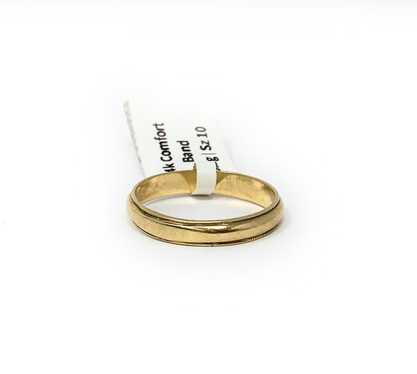 14k Comfort Band 3.2g Size 10