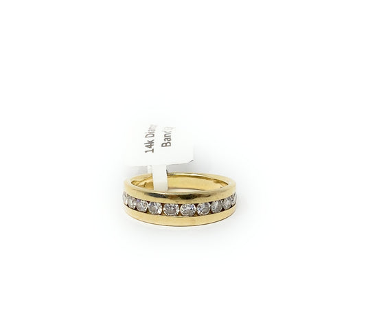 14k Diamond Band 6.3g