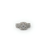 10k Engagement Ring W/Diamonds 1ctw Size 7 | 4.8g
