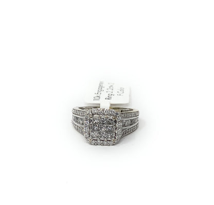 10k Engagement Ring 2.2ctw I2 F Color