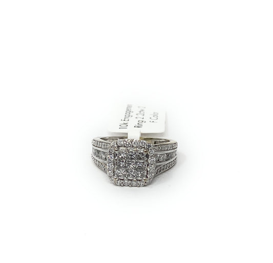 10k Engagement Ring 2.2ctw I2 F Color