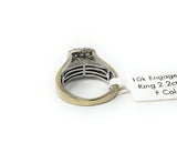 10k Engagement Ring 2.2ctw I2 F Color
