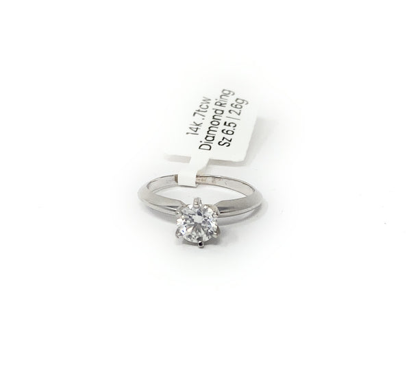 14k .7tcw Diamond Ring Size 6.5 | 2.6g