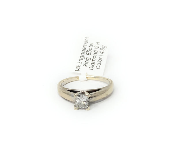 14k Engagement Ring .85ctw Diamond I2 H Color | 4.8g