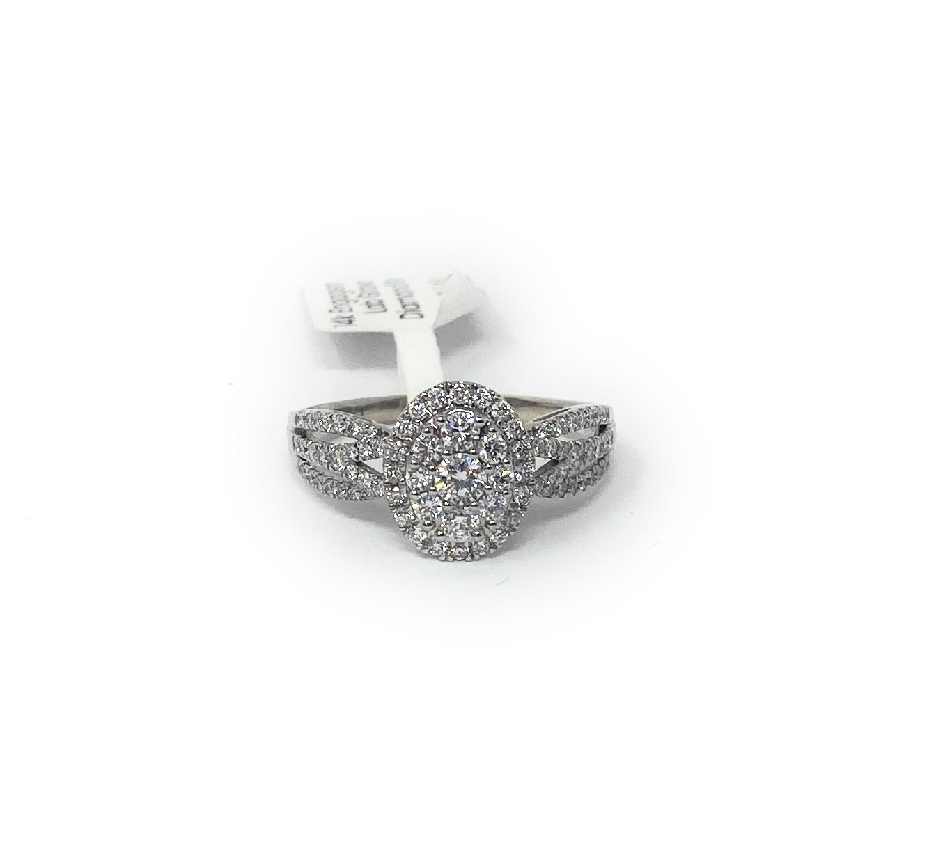 14k Engagement Lab Grown Diamond Ring Size 9 | 4.5g
