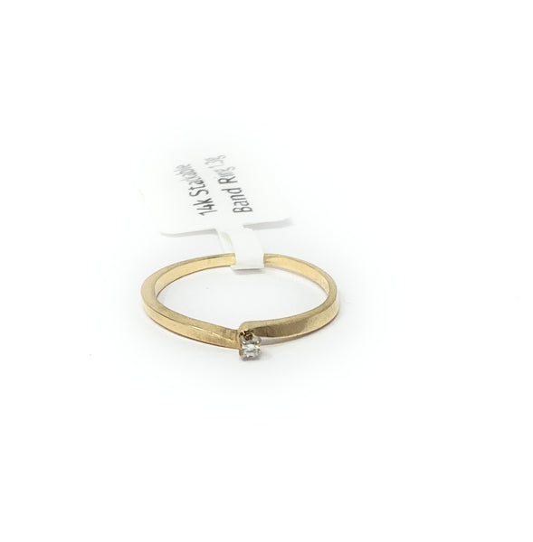 14k Stackable Band Ring 1.3g